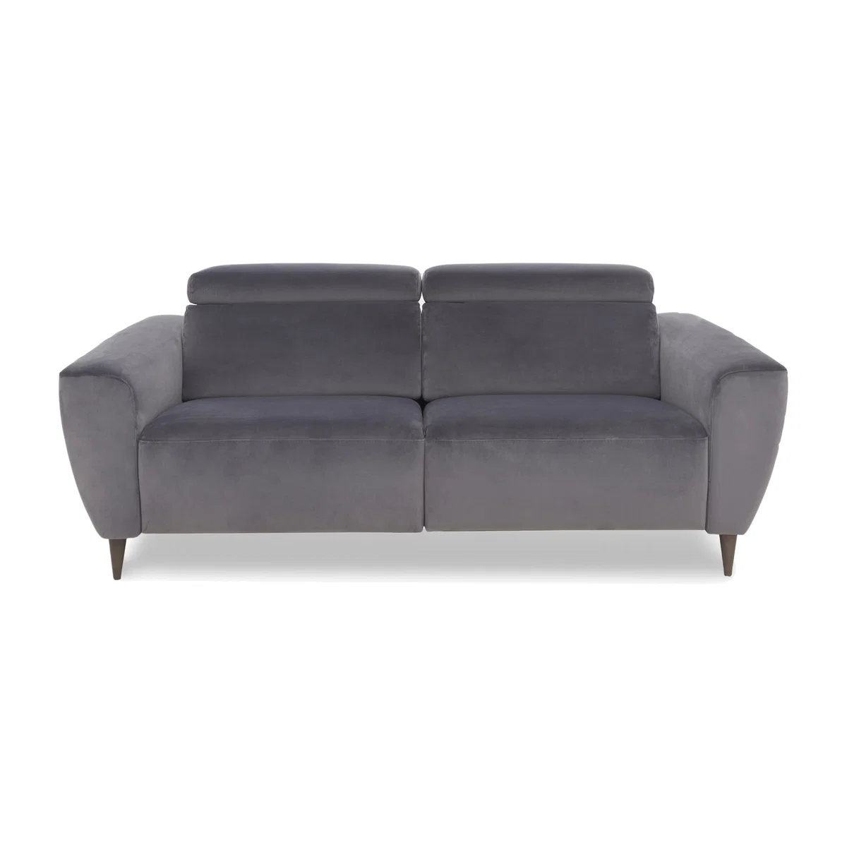 Nicoletti Italia - Milano 2.5 Seater Fabric Power Recliner Sofa - Selma Topo – image 1