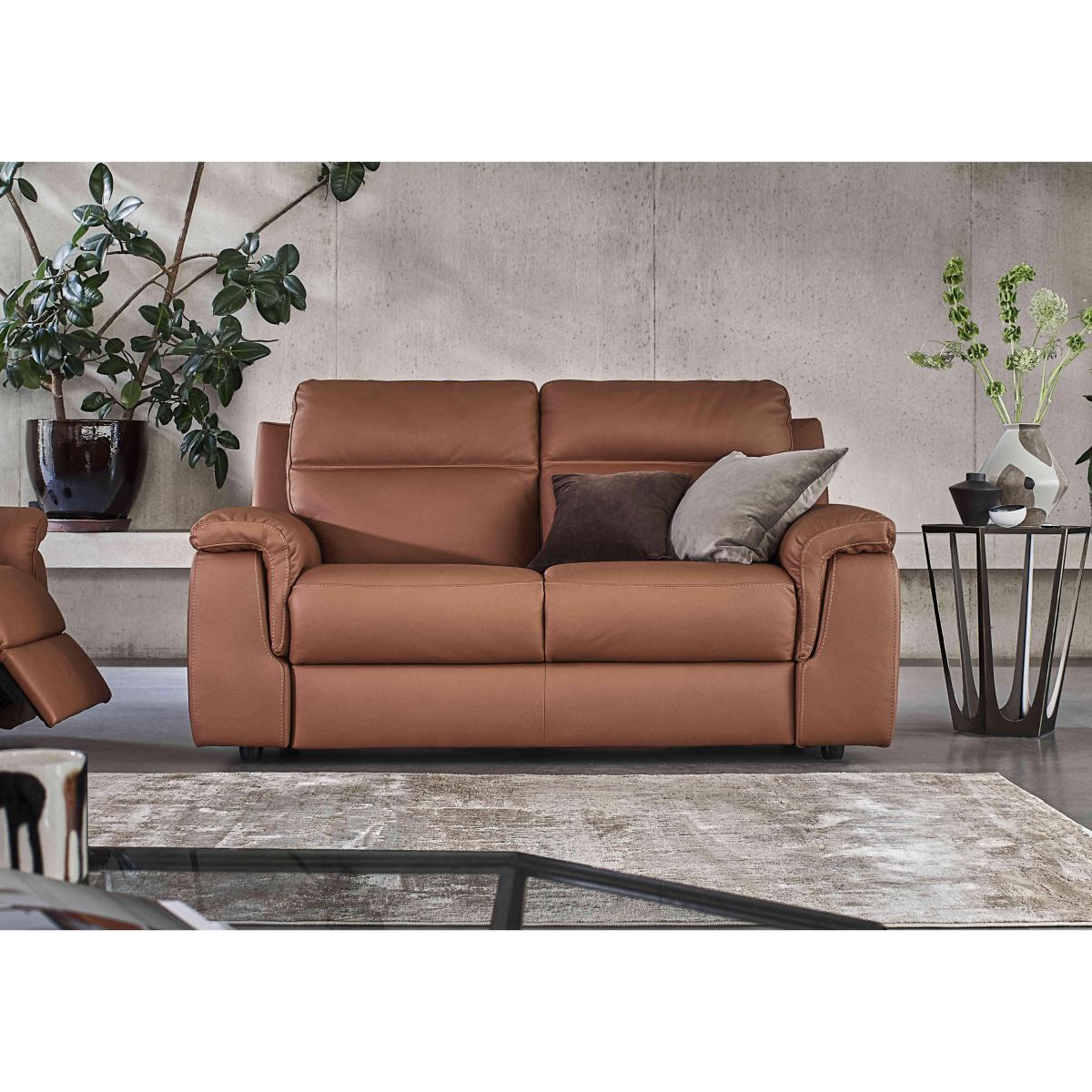 Nicoletti - Paolo 2 Seater Leather Power Recliner Sofa - Grey – image 2