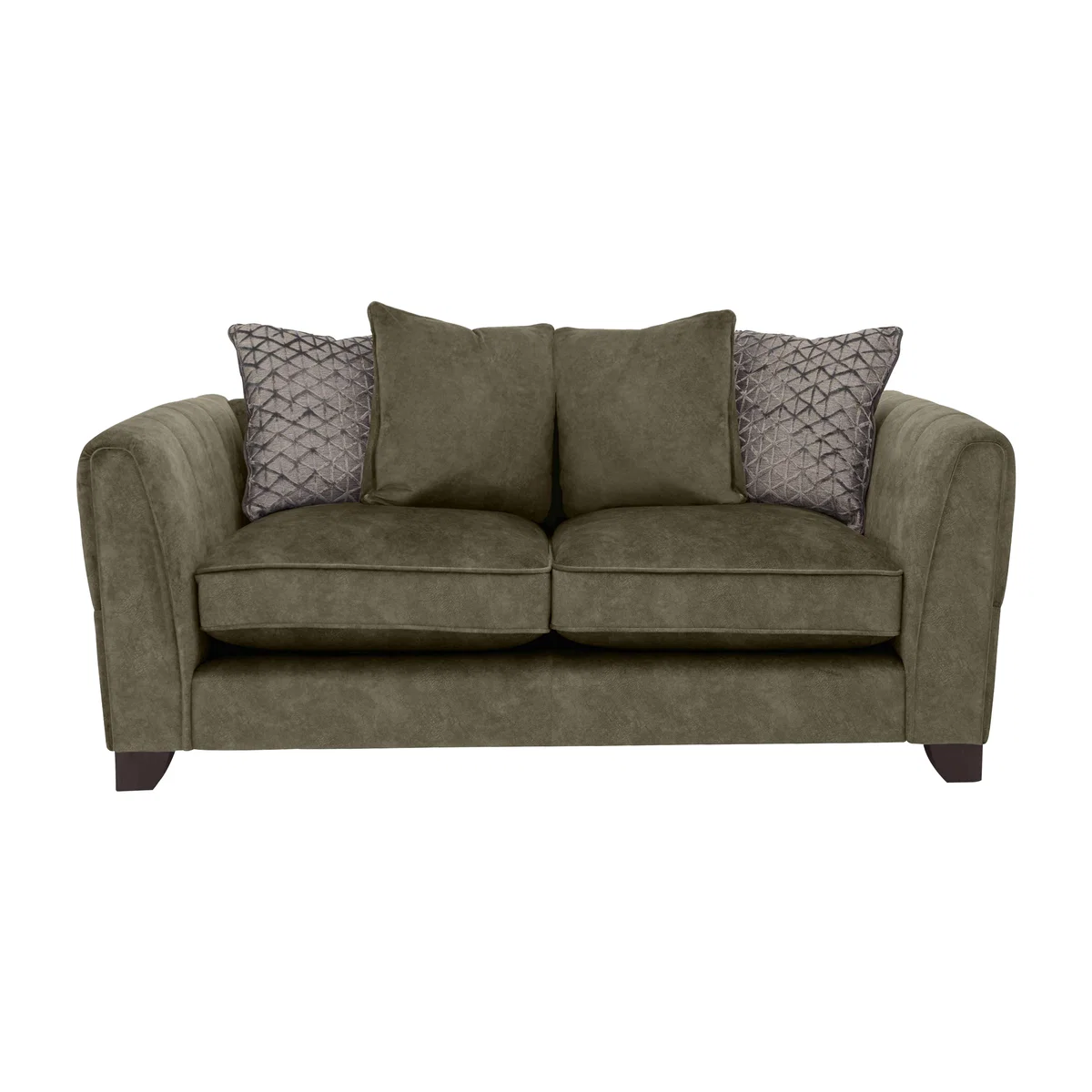 Ariana 2 Seater Fabric Pillow Back Sofa - Sage – image 1