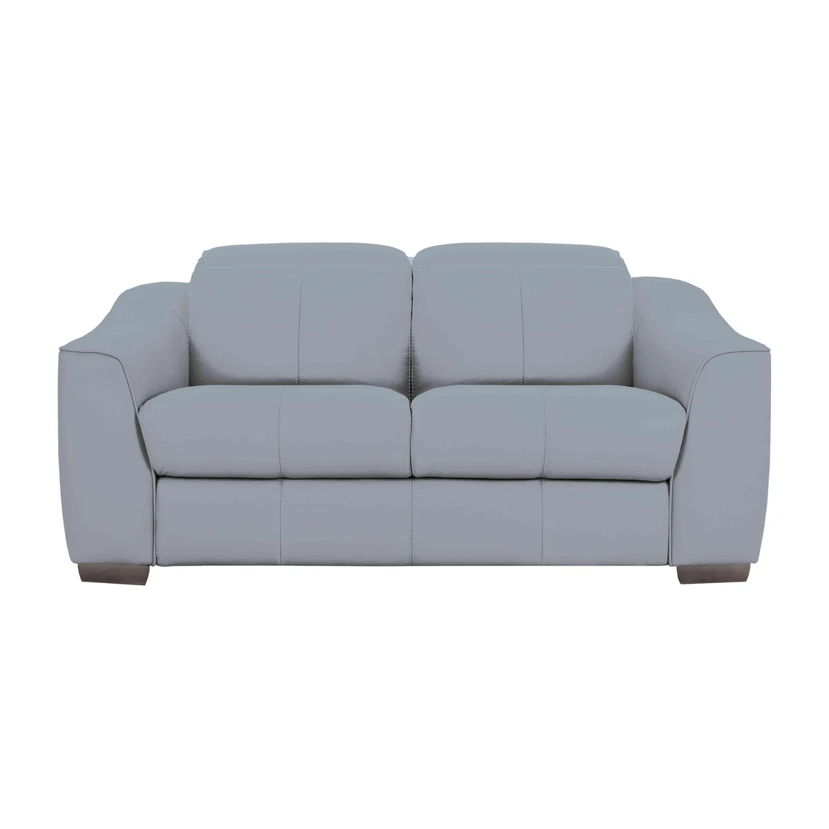 Xavier 2 Seater NC Leather Power Recliner Sofa with Headrests - Pearl Blue – image 1