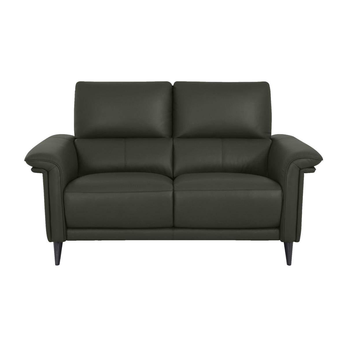 Domicil - Huxley 2 Seater Leather Sofa - NN Olive Green – image 1