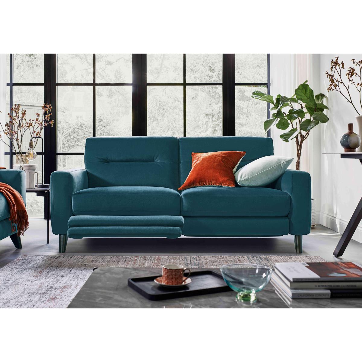 Jules 2 Seater Fabric Power Recliner Sofa - Light Khaki – image 3