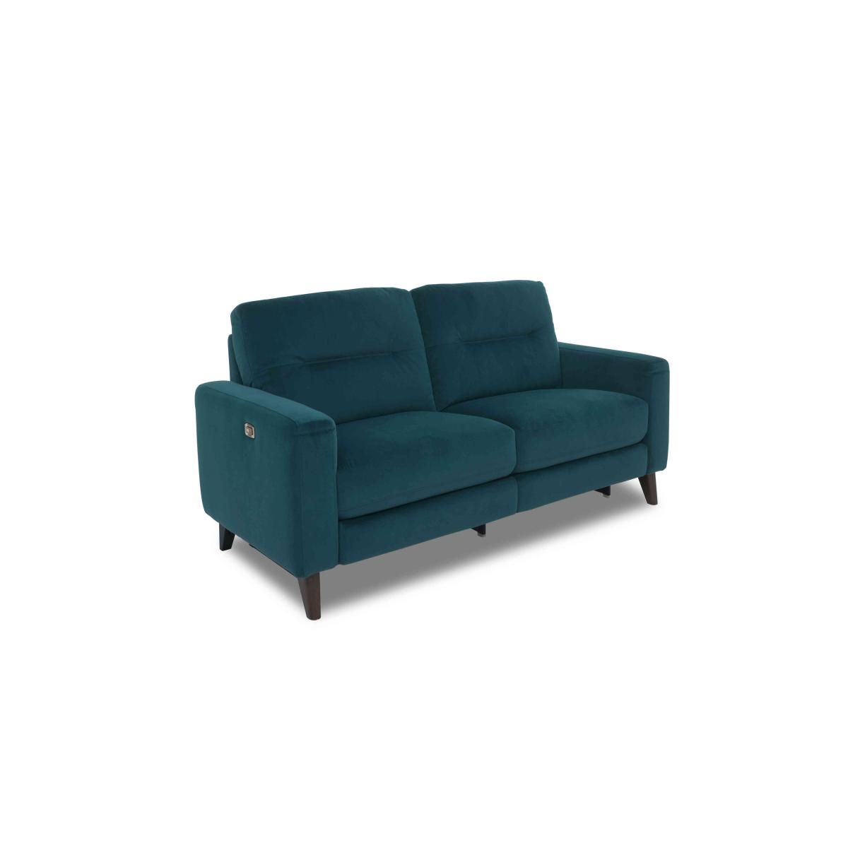 Jules 2 Seater Fabric Power Recliner Sofa - Light Khaki – image 8