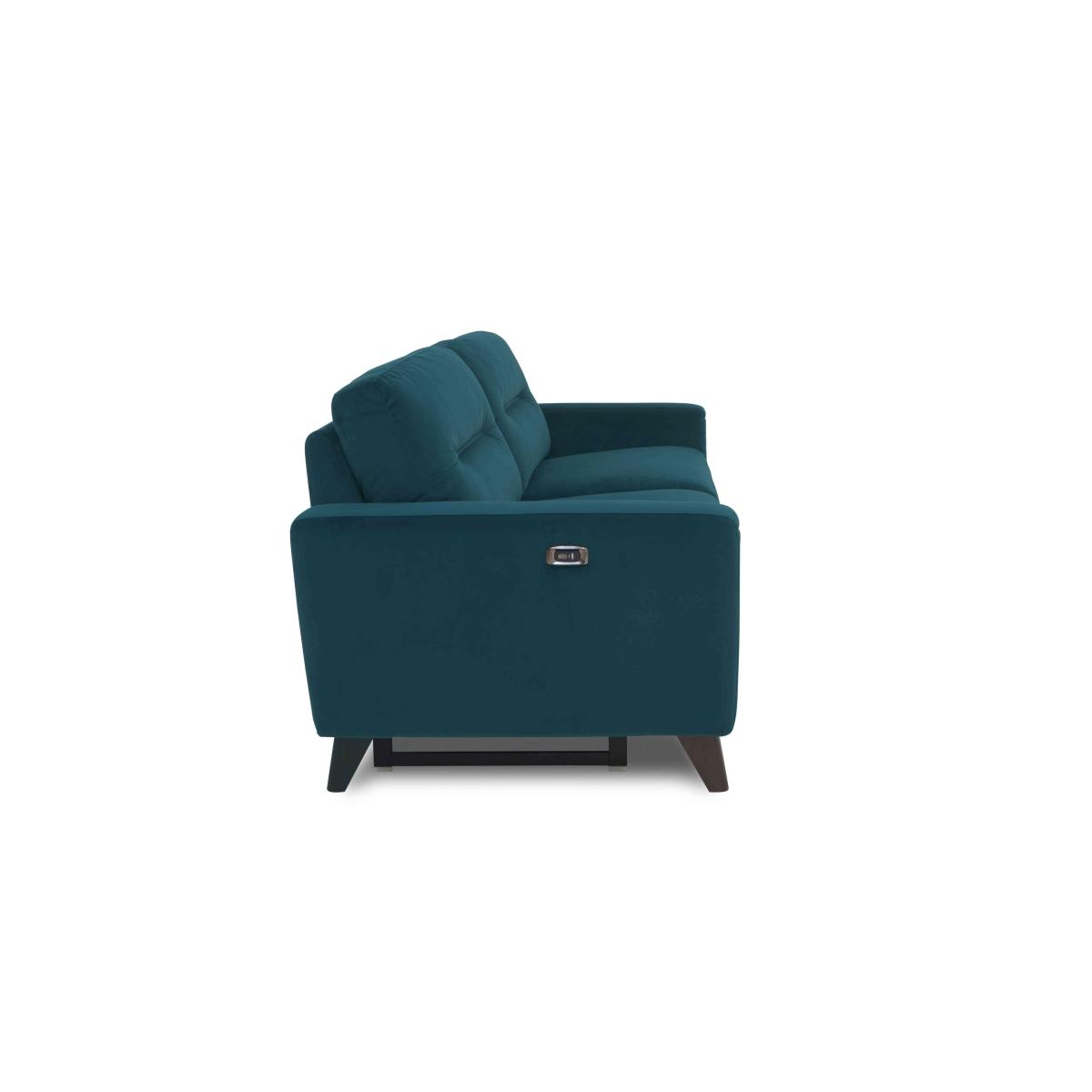 Jules 2 Seater Fabric Power Recliner Sofa - Light Khaki – image 10
