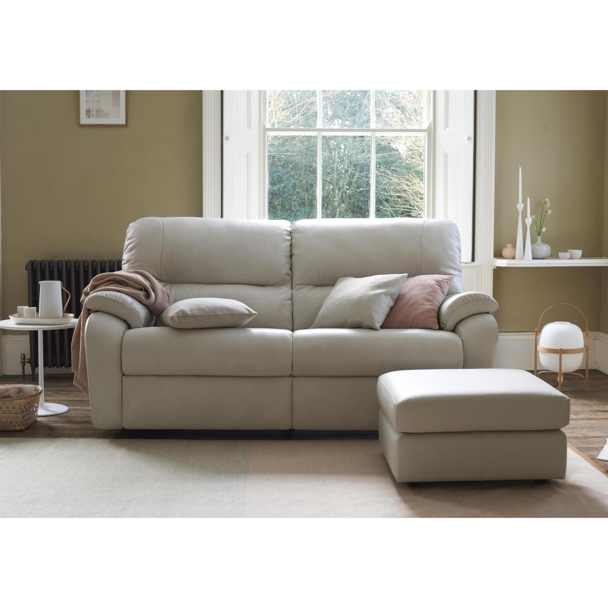 G Plan - Mistral 2 Seater Leather Sofa - Brown – image 2
