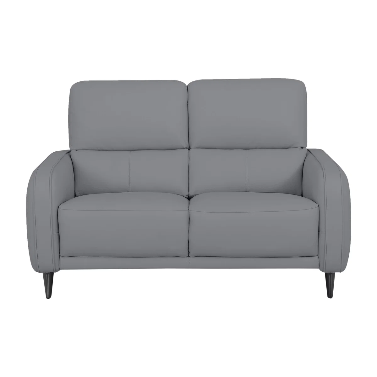 Domicil - Logan 2 Seater Leather Sofa - NP Paloma Grey – image 1