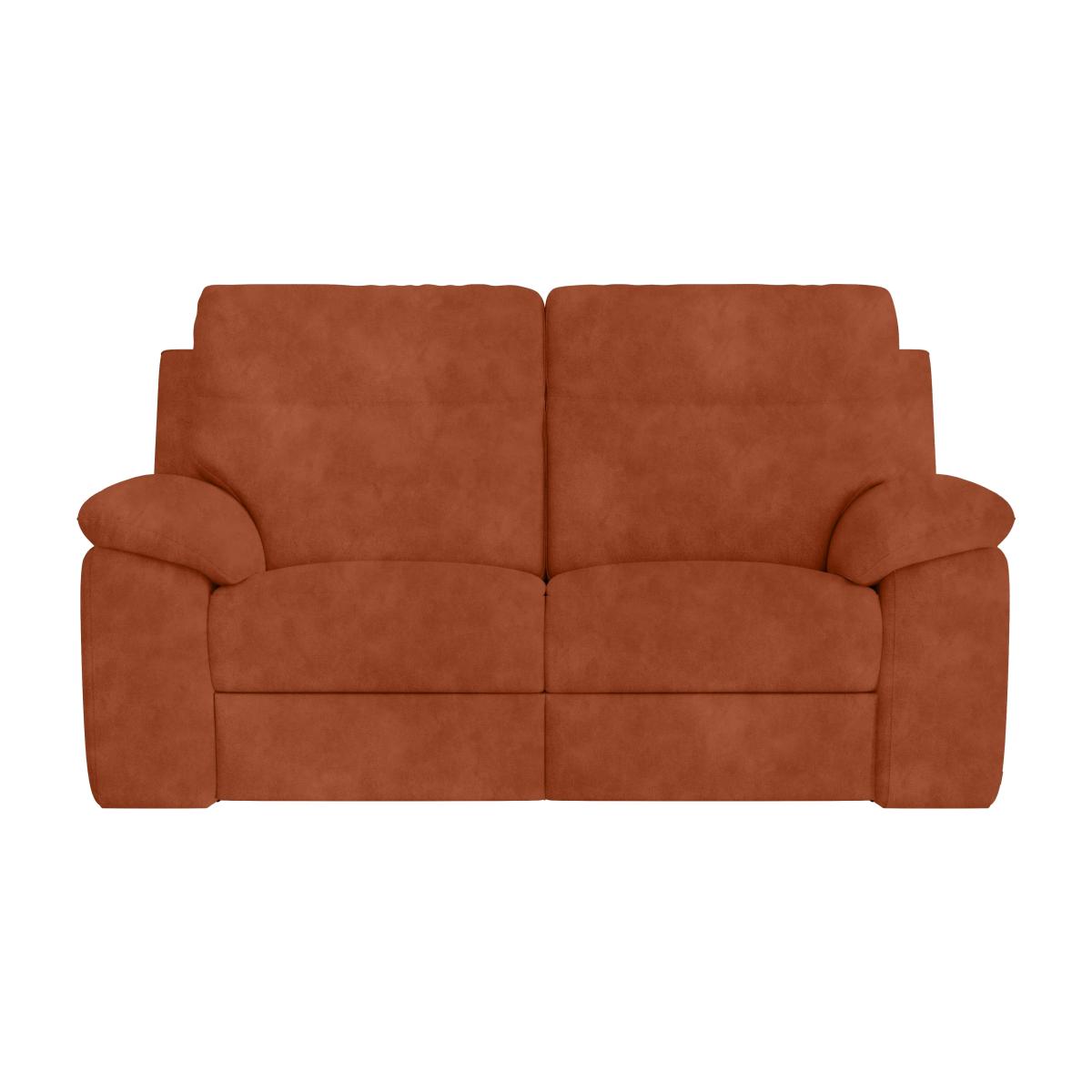 Nicoletti Italia - Pepino 2 Seater Fabric Sofa with Power Recliner - Selma Mattone – image 1