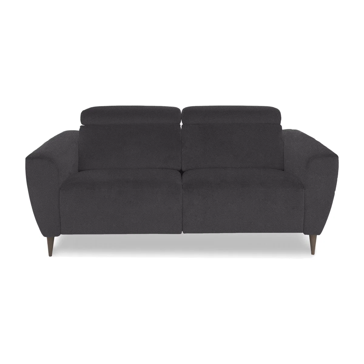 Nicoletti Italia - Milano 2 Seater Fabric Power Recliner Sofa - Coupe Antracite – image 1