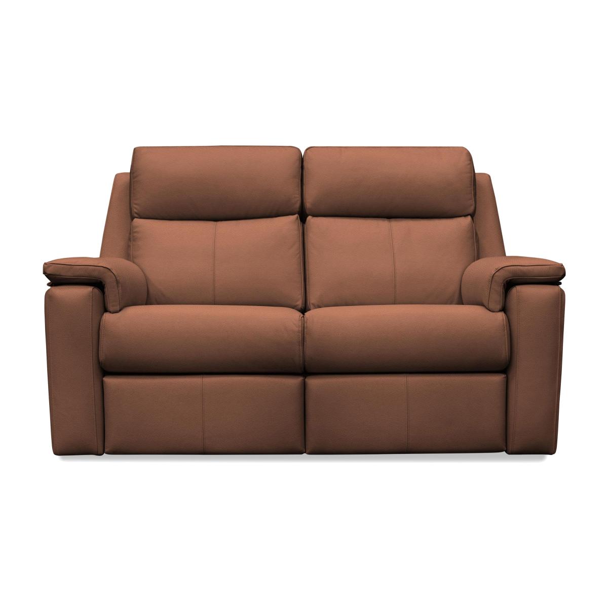 G Plan - Thornbury 2 Seater Leather Power Recliner Sofa - Cambridge Conker – image 1