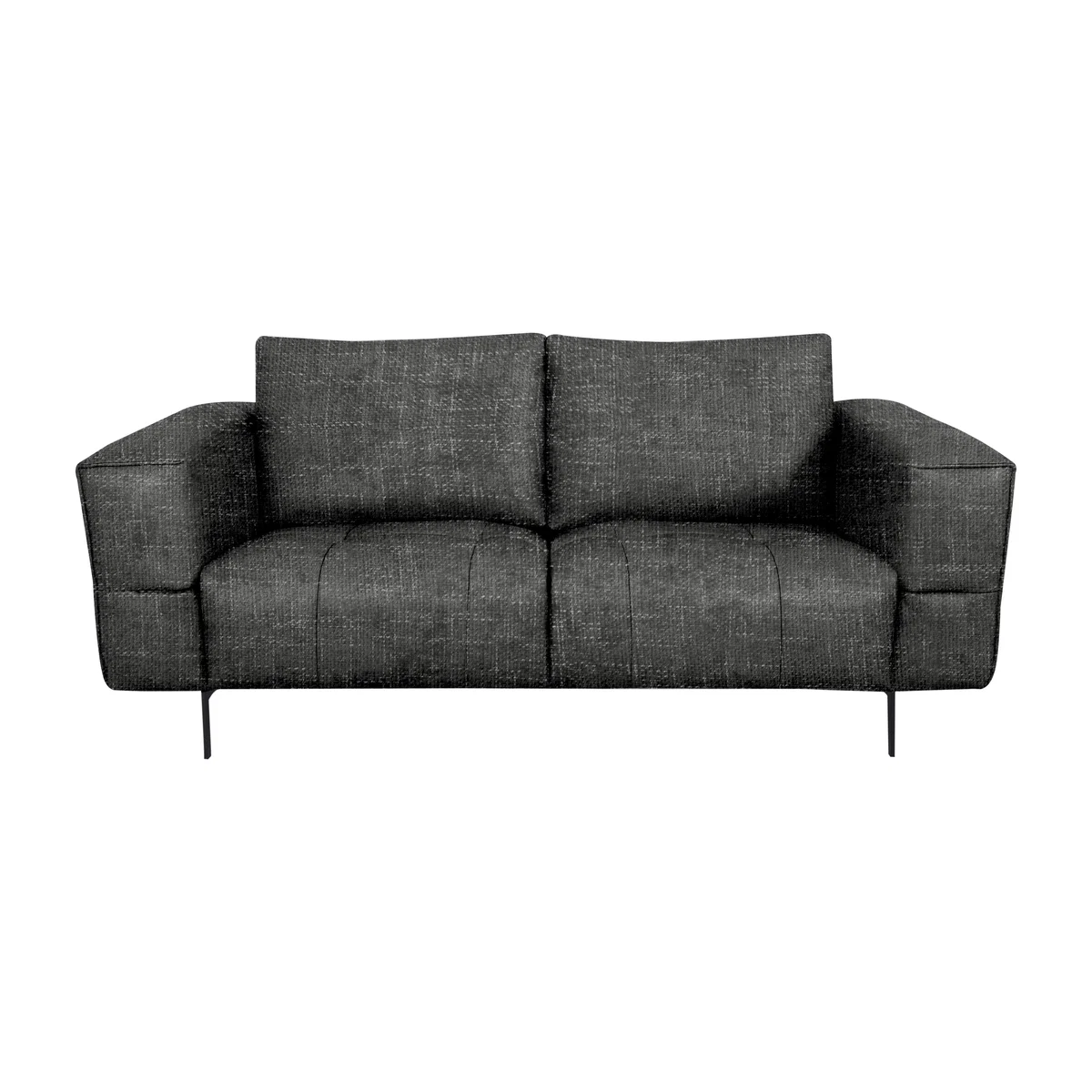 Domicil - Lawson 2 Seater Fabric Sofa - Gunmetal – image 1