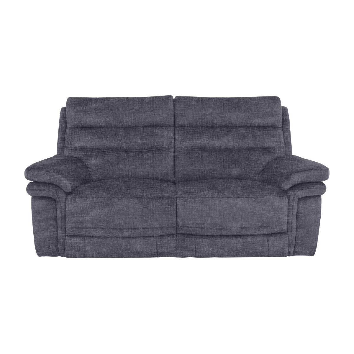 Berlin 2 Seater Fabric Sofa - Halifax Gunmetal