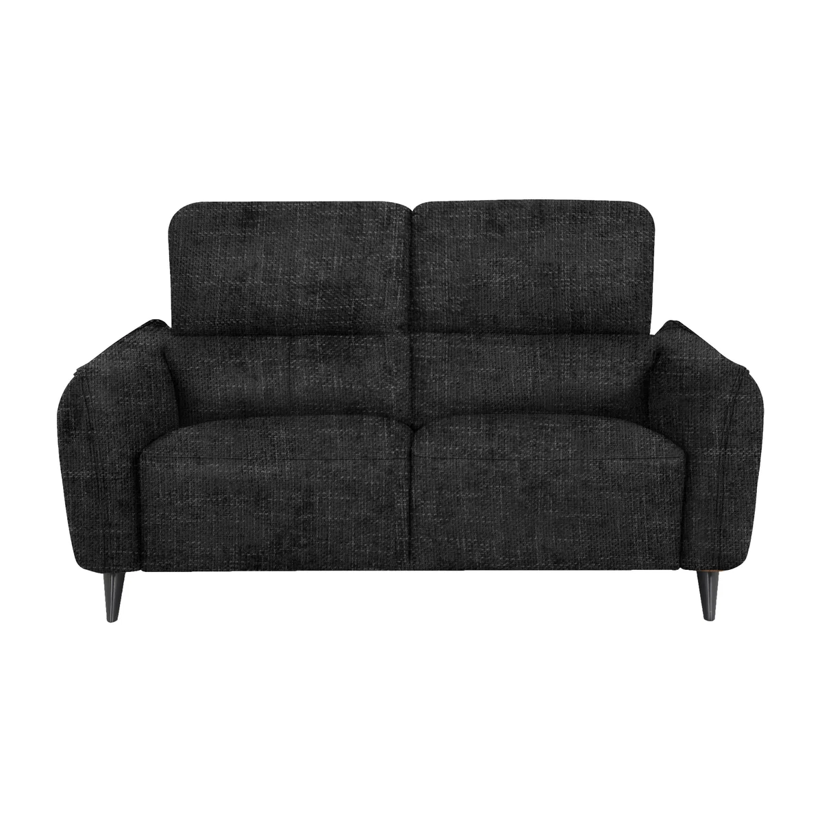 Domicil - Maddox 2.5 Seater Fabric Sofa - Black Mica – image 1