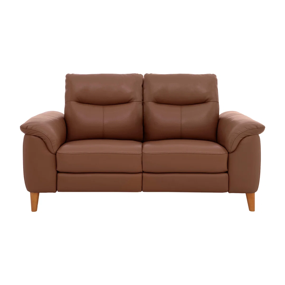 Morgan 2 Seater Leather Power Recliner Sofa - Brown – image 1