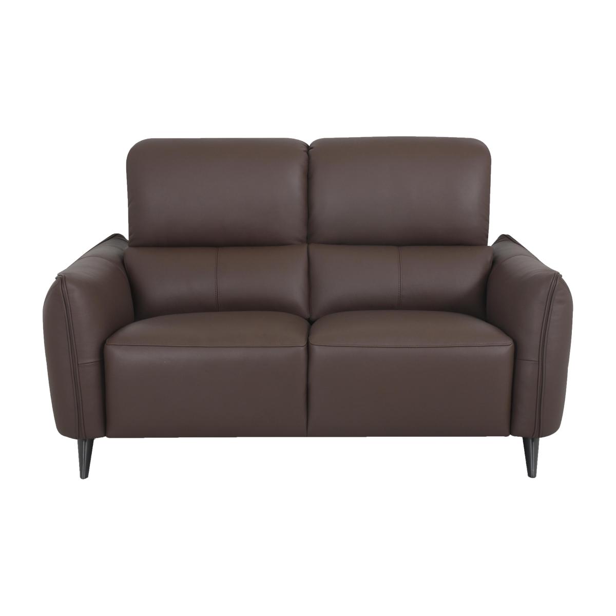 Domicil - Maddox 2 Seater Leather Power Recliner Sofa - NN Cacao Brown – image 1