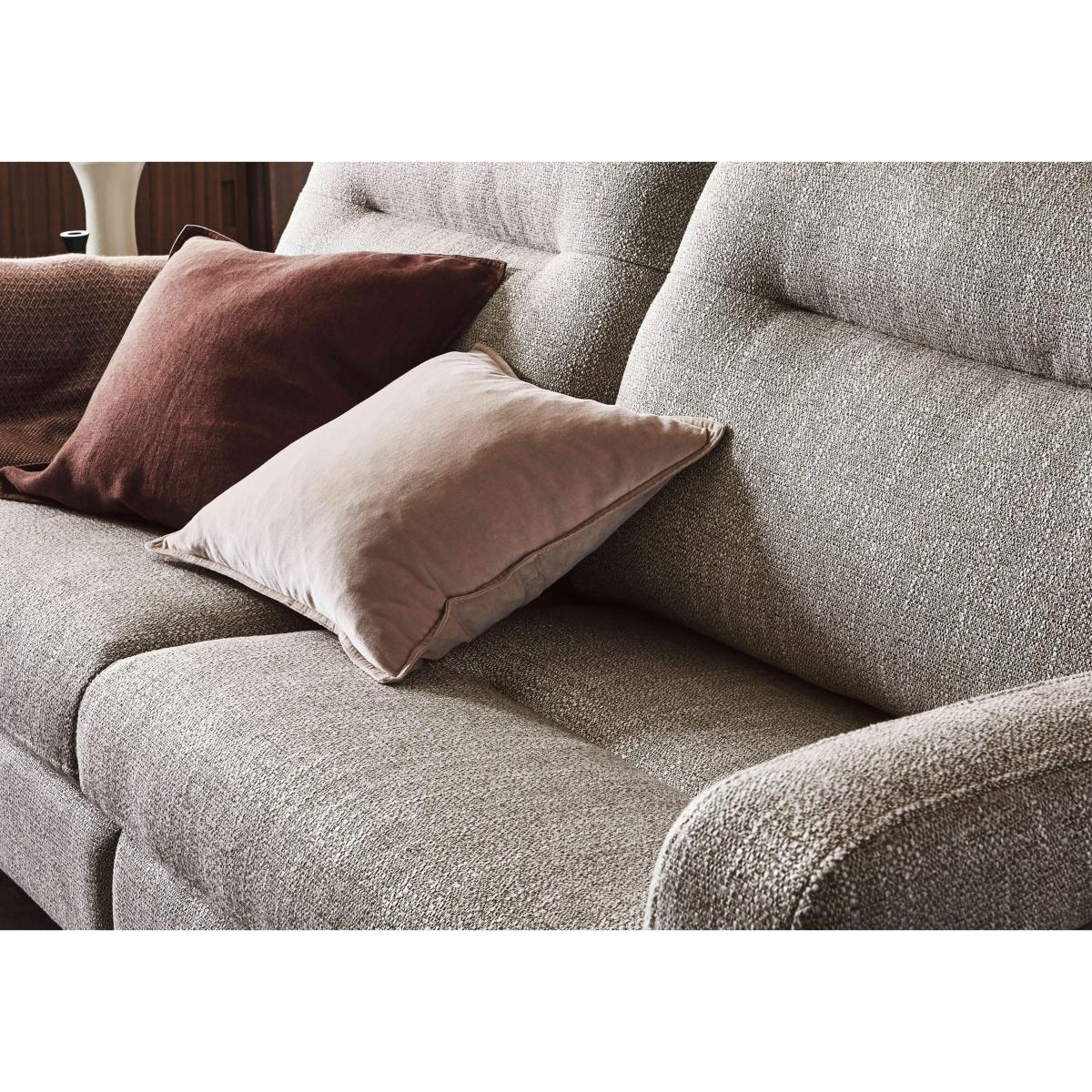 G Plan - Arlo 2 Seater Fabric Power Recliner Sofa - Faro Sky with Walnut Feet – image 5