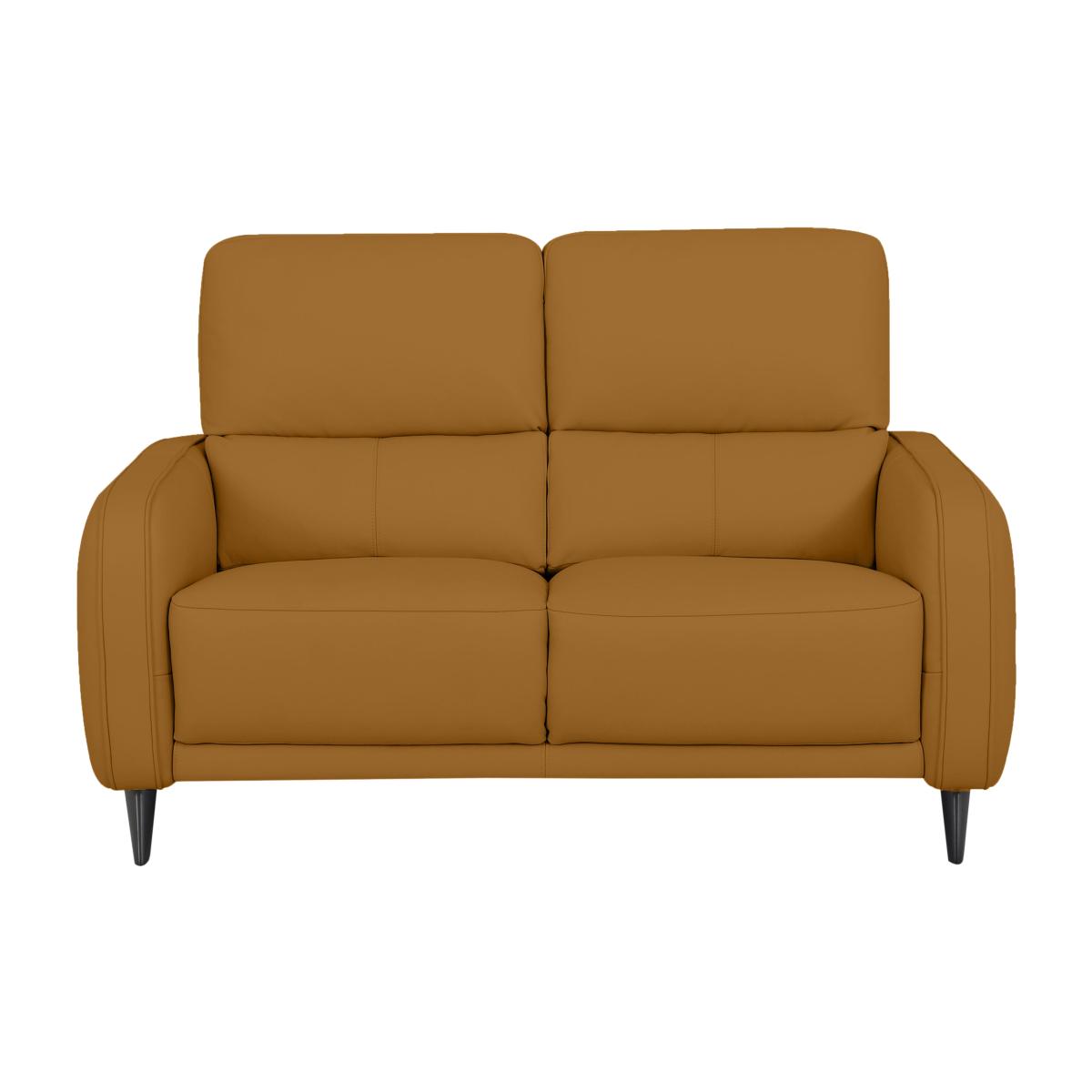 Domicil - Logan 2 Seater Leather Sofa - NP Honey Yellow – image 1