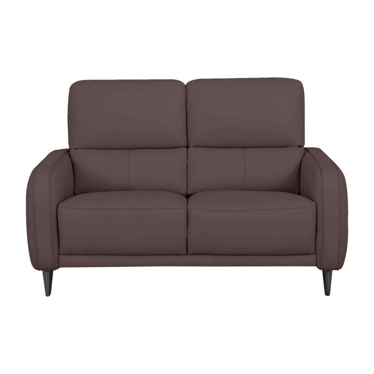 Domicil - Logan 2 Seater Leather Sofa - NP Cacao Brown – image 1