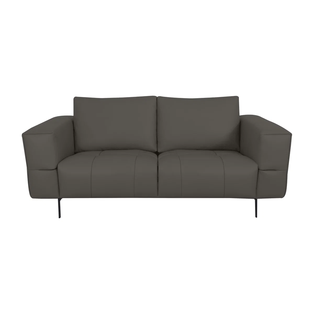 Domicil - Lawson 2 Seater Leather Sofa - NN Elephant Grey – image 1