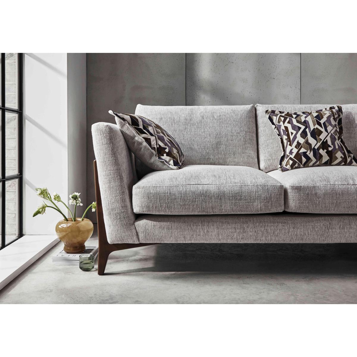 Iris 2 Seater Fabric Sofa - Elara Natural Wa Ft – image 3