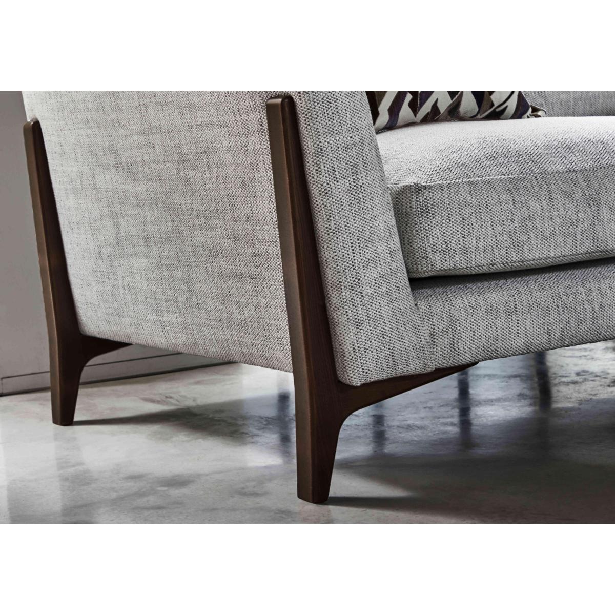Iris 2 Seater Fabric Sofa - Elara Natural Wa Ft – image 4