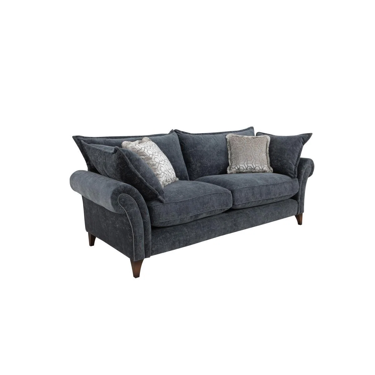 Boutique Splendour Fabric 2 Seater Sofa - Grey – image 5
