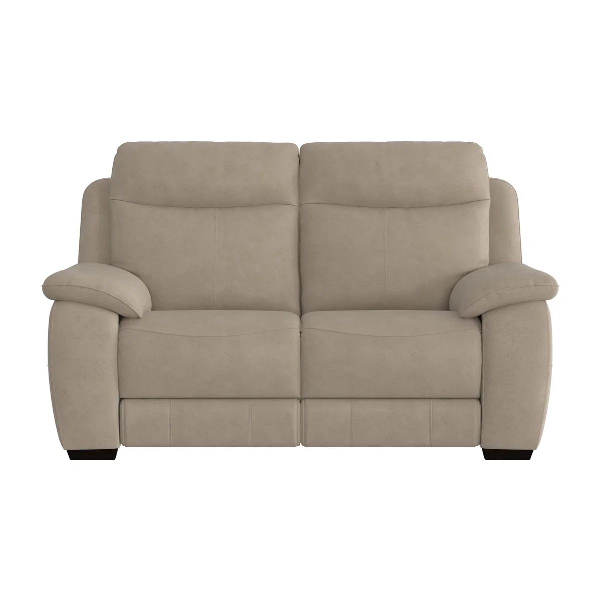 Starlight Express 2 Seater Fabric Recliner Sofa with Power Headrests - Oyster – image 1