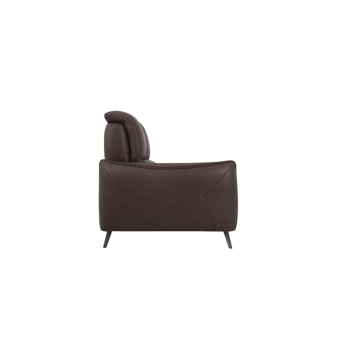 Domicil - Maddox 2.5 Seater Leather Power Recliner Sofa - NN Pine Bark – image 4