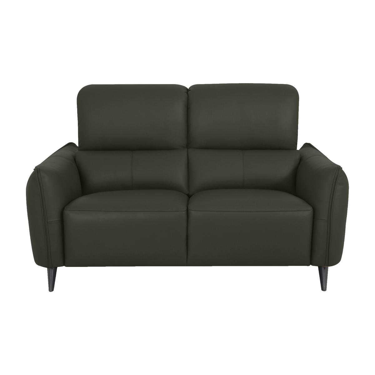 Domicil - Maddox 2 Seater Leather Power Recliner Sofa - NN Olive Green – image 1