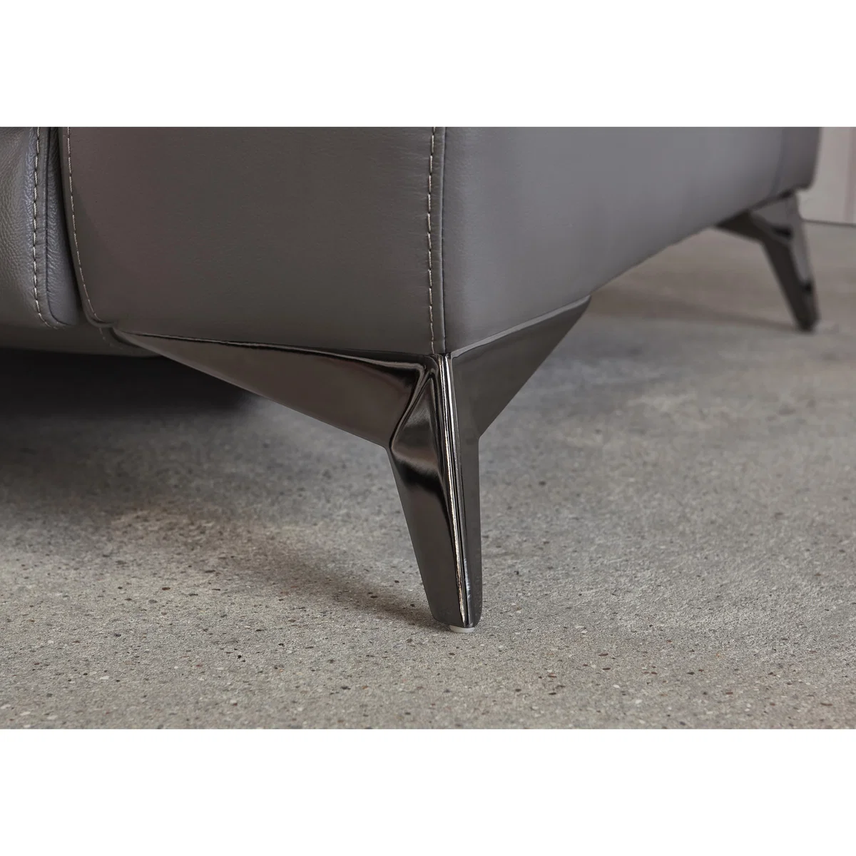 Missouri 2 Seater Leather Power Recliner Sofa - BV Elephant – image 6