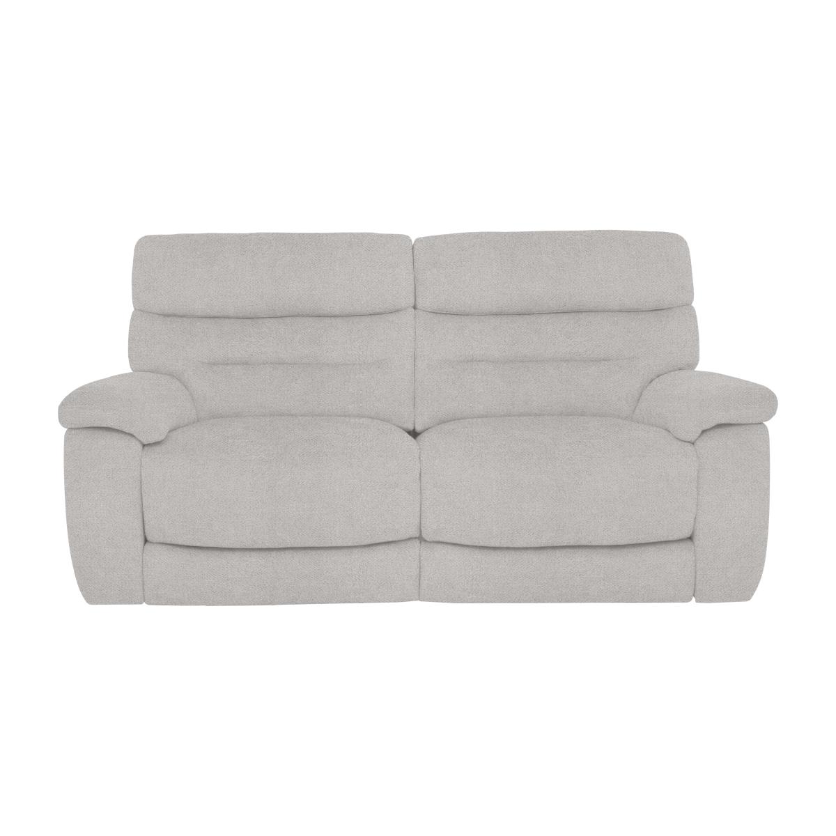 Comfort Story - Nimbus 2 Seater Fabric Power Recliner Sofa with Headrests and Power Lumbar - R23 Silver Grey – image 1