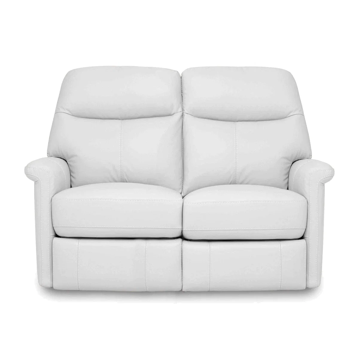 Compact Collection Lille 2 Seater Power Recliner NC Leather Sofa - NC Star White
