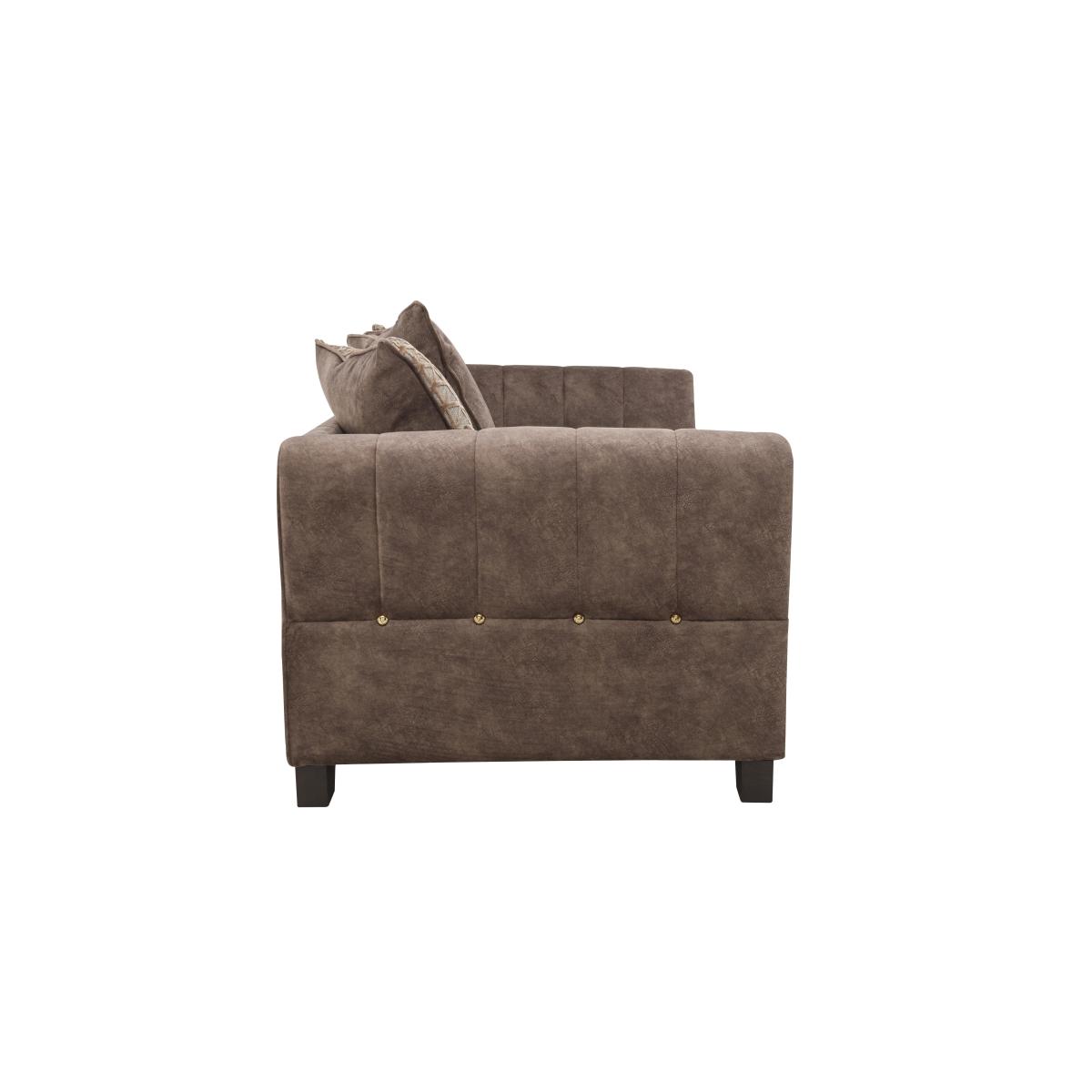 Ariana 2 Seater Fabric Pillow Back Sofa - Dapple Ocean – image 5
