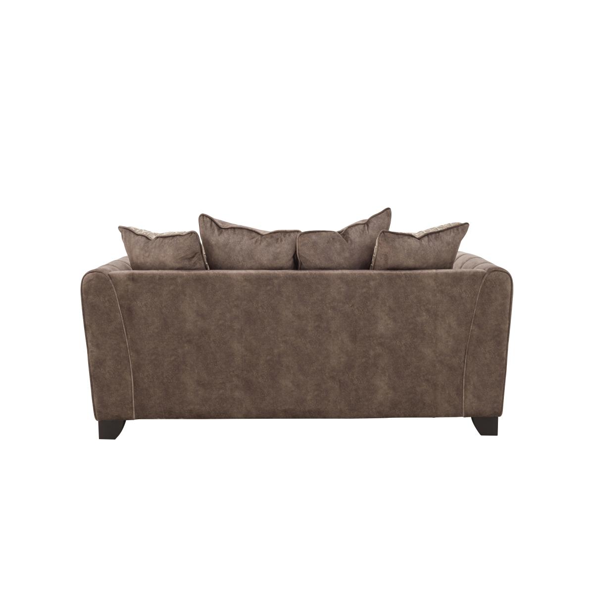 Ariana 2 Seater Fabric Pillow Back Sofa - Dapple Ocean – image 6