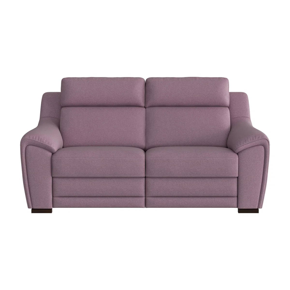 Nicoletti - Tosca 2.5 Seater Fabric Recliner Sofa with Power Headrests - Purple