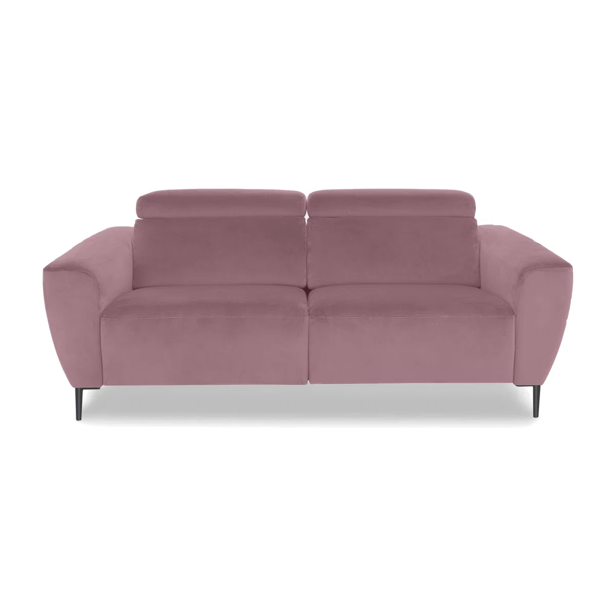 Nicoletti Italia - Milano 2.5 Seater Fabric Power Recliner Sofa - Selma Rosa – image 1