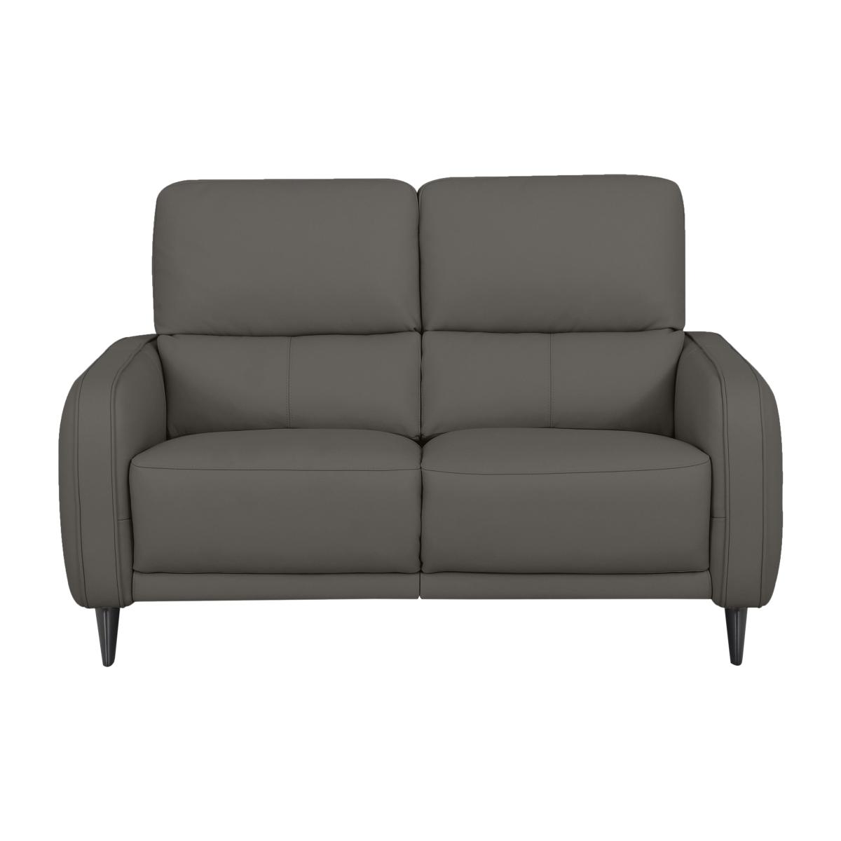 Domicil - Logan 2 Seater Leather Power Recliner Sofa - NN Elephant Grey – image 1