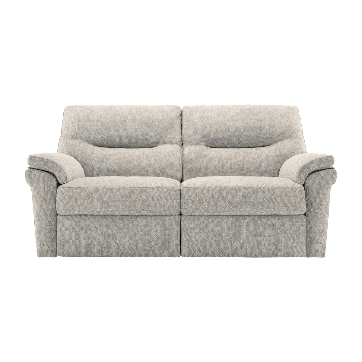 G Plan - Seattle 2.5 Seater Fabric Power Recliner Sofa with Power Lumbar - Nebular Pebble – image 1