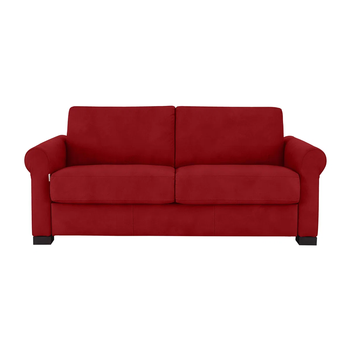 Nicoletti - Alcova 2.5 Seater Fabric Sofa with Scroll Arms - Red – image 1