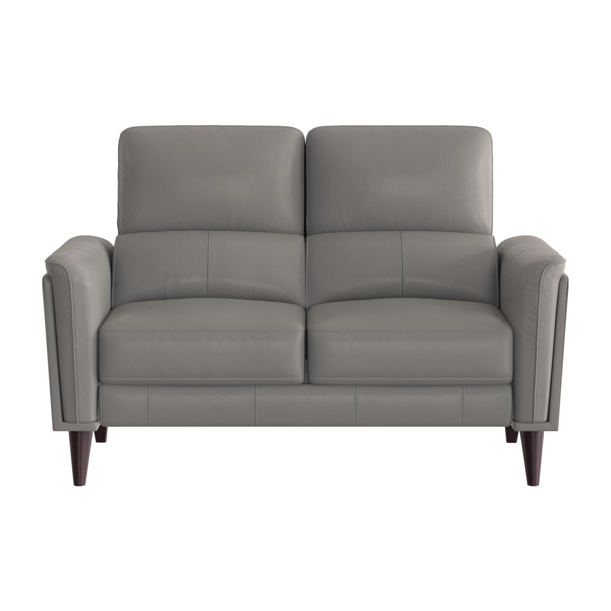 Compact Collection Klein 2 Seater NC Leather Sofa - Sleet – image 1