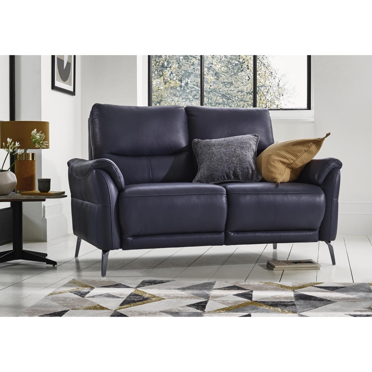 Daytona 2 Seater Leather Sofa - Oslo Pine – image 2