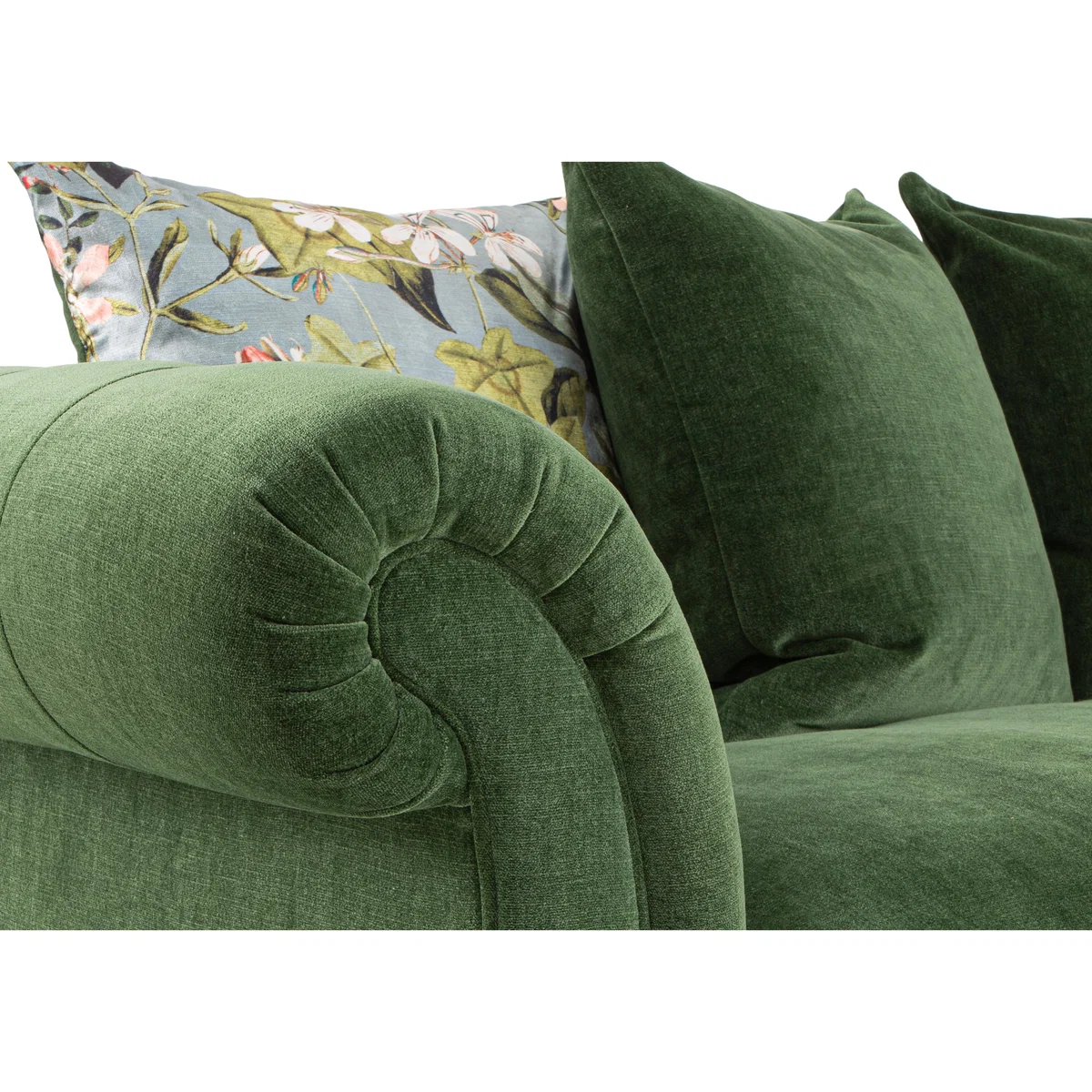 Boutique Palace Fabric 2 Seater Scatter Back Sofa – image 2