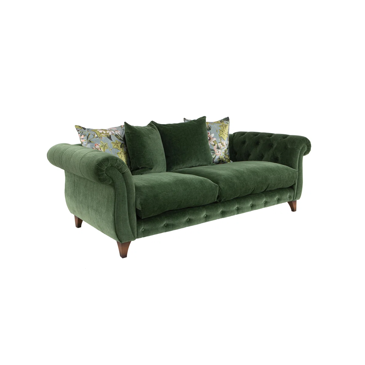 Boutique Palace Fabric 2 Seater Scatter Back Sofa – image 4