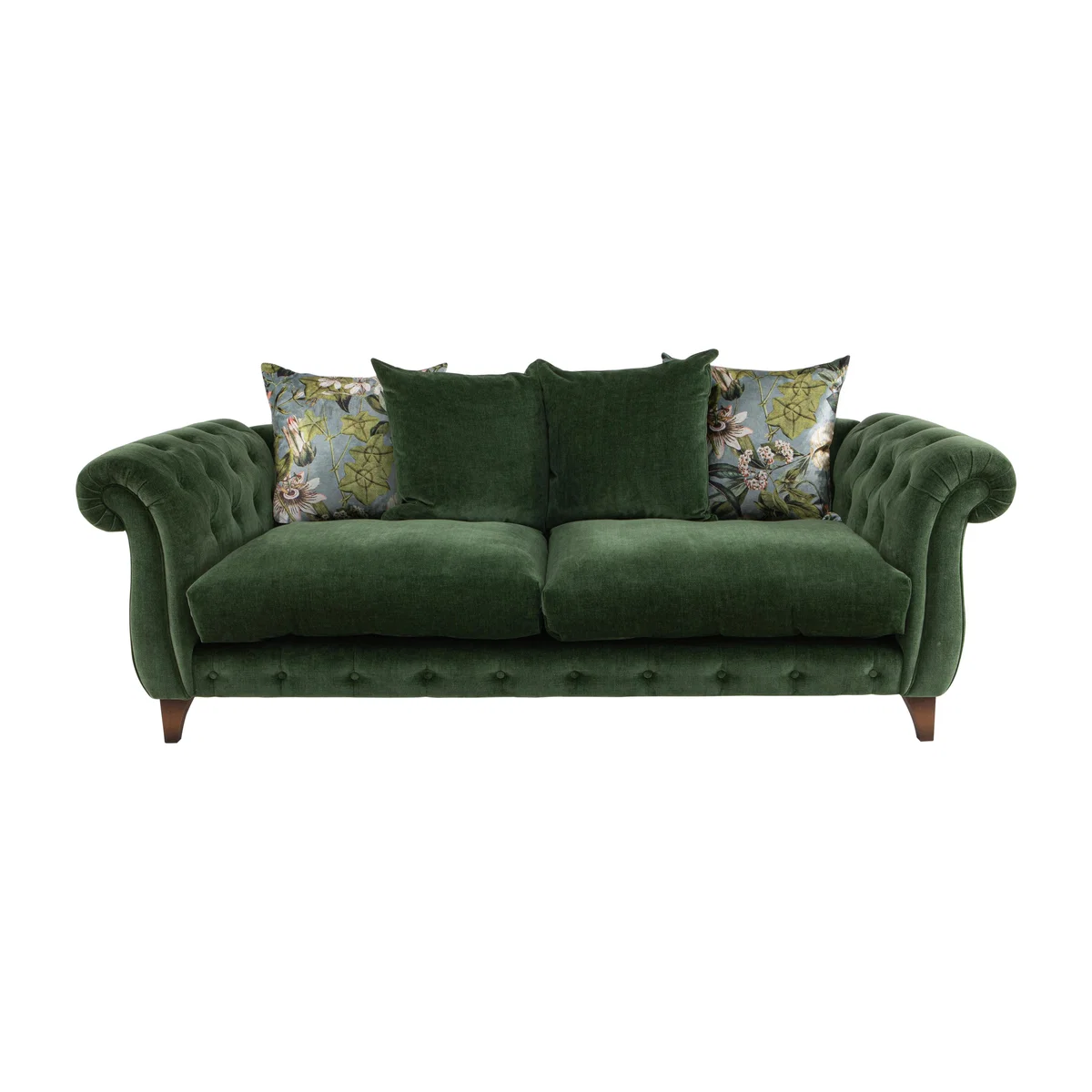 Boutique Palace Fabric 2 Seater Scatter Back Sofa – image 1