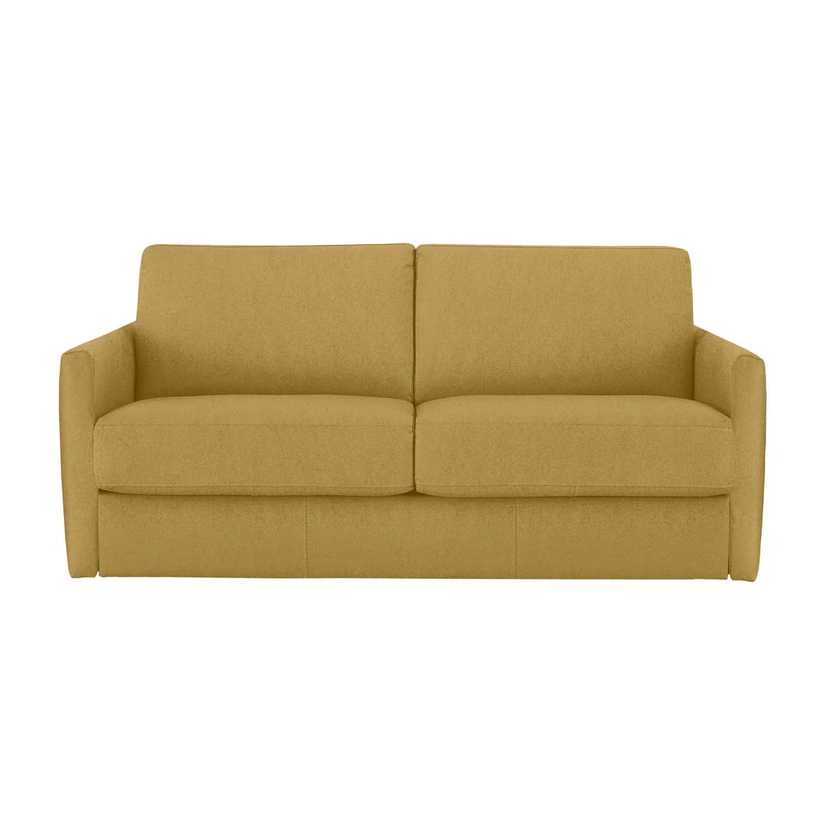 Nicoletti - Alcova 2.5 Seater Fabric Sofa with Slim Arms - Yellow – image 1
