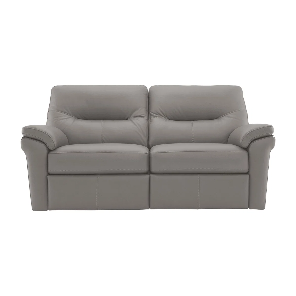 G Plan - Seattle 2.5 Seater Leather Power Recliner Sofa with Power Lumbar - Cambridge Grey – image 1
