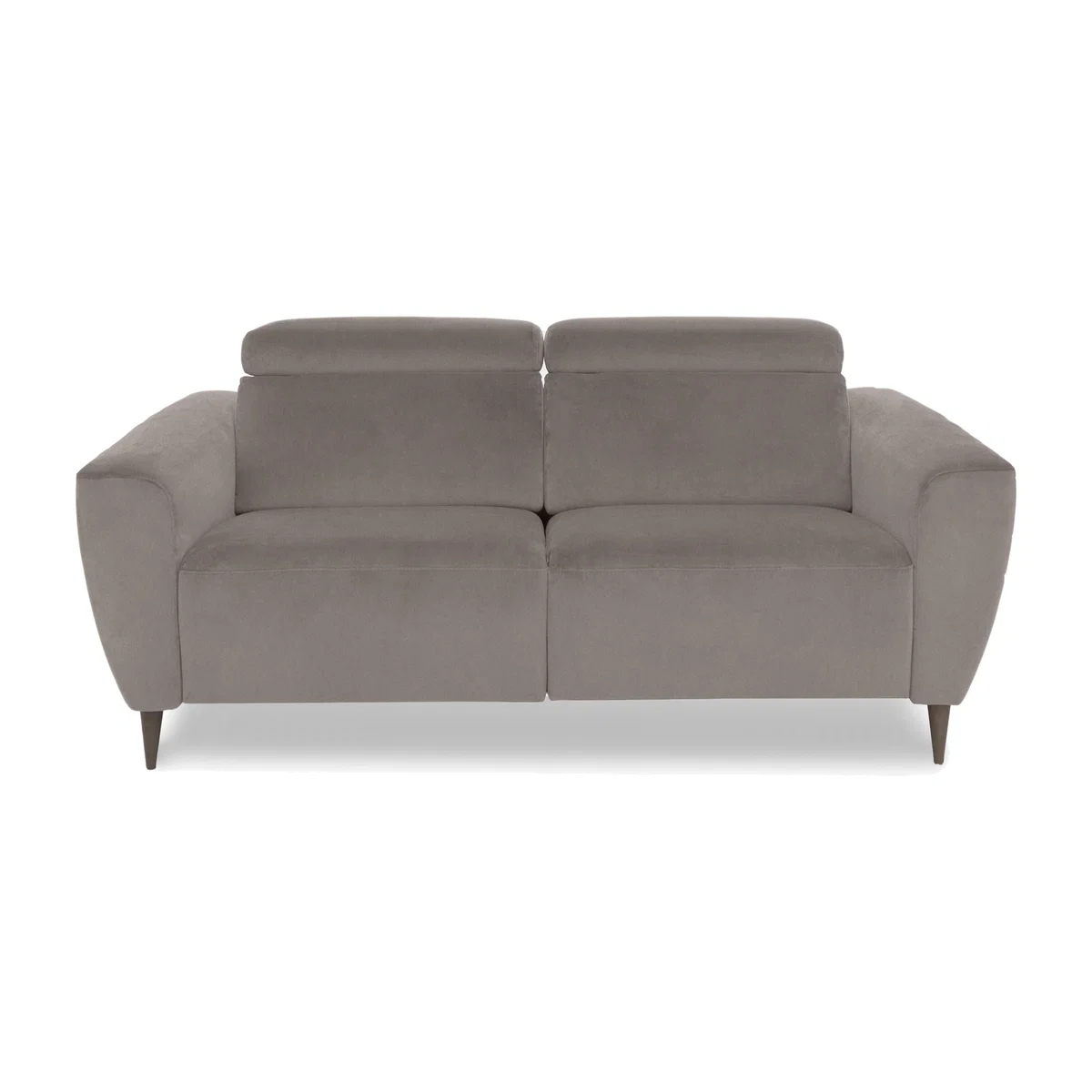 Nicoletti Italia - Milano 2 Seater Fabric Power Recliner Sofa - Flambe Tortora – image 1