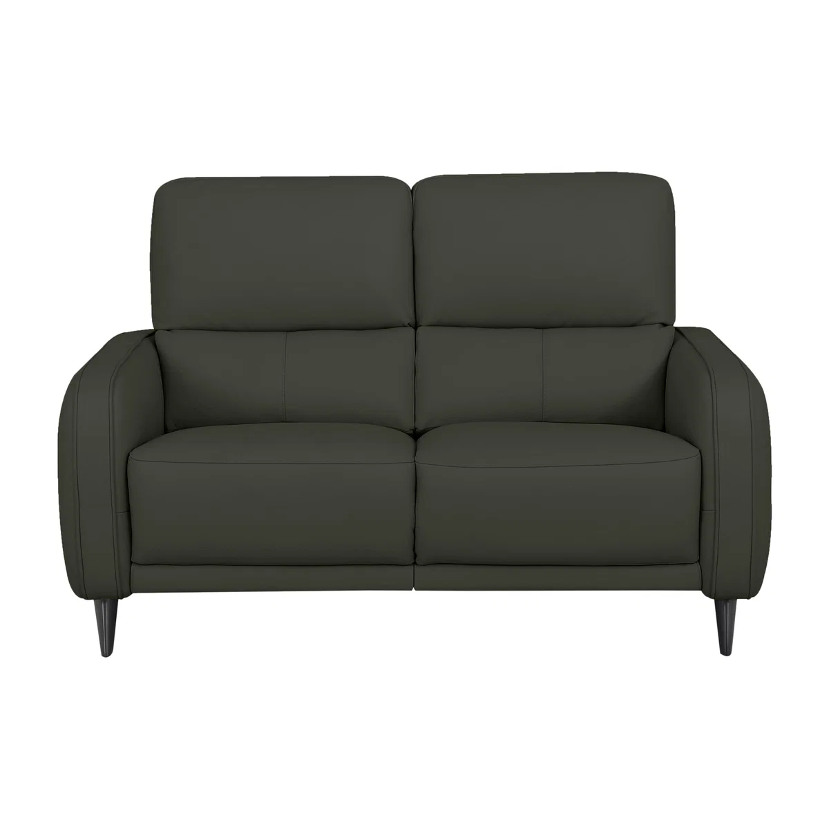 Domicil - Logan 2 Seater Leather Power Recliner Sofa - NN Olive Green – image 1