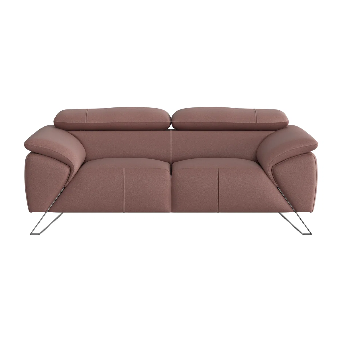 Nicoletti - Tesla 2 Seater Leather Sofa - Pink – image 1