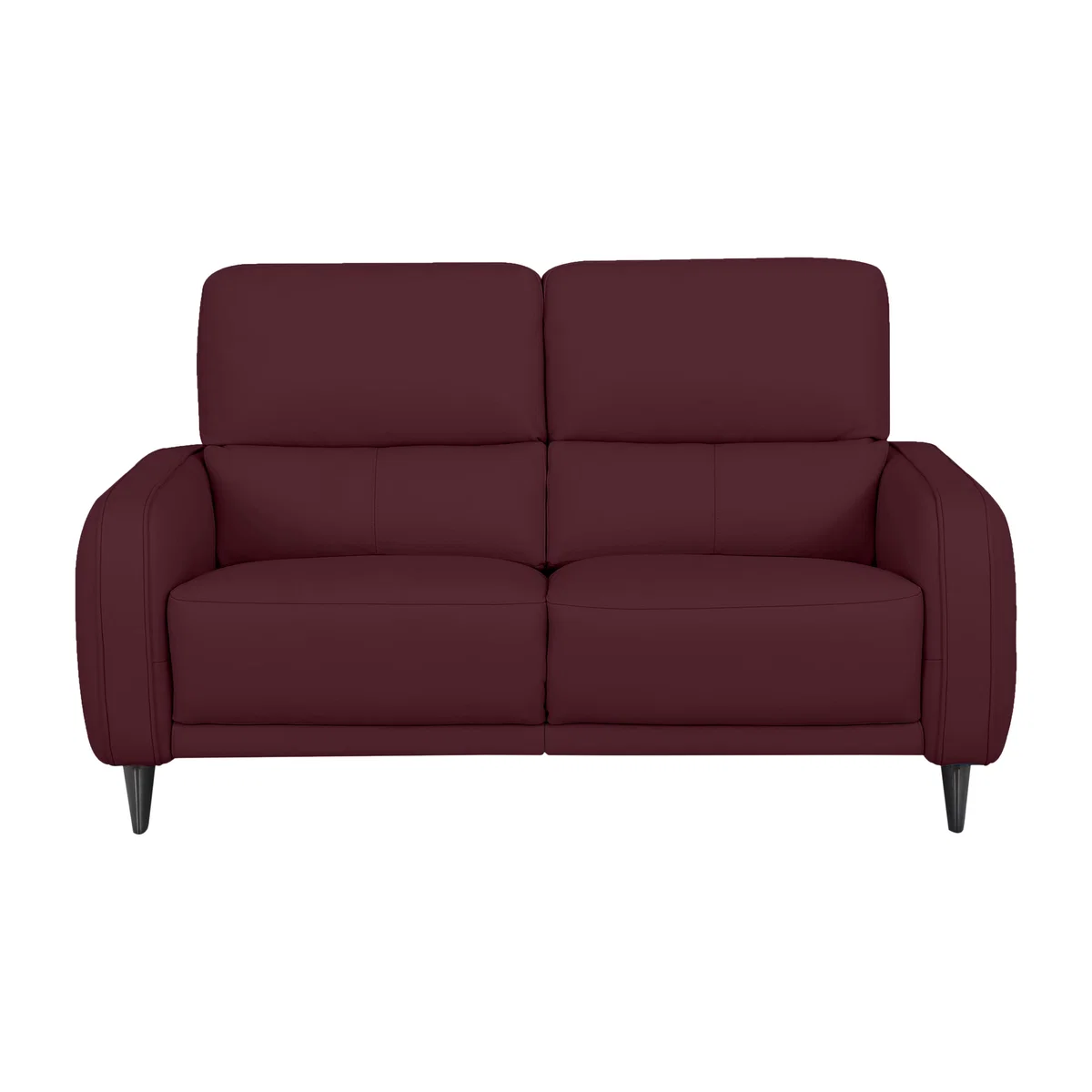 Domicil - Logan 2.5 Seater Leather Power Recliner Sofa - NP Ruby – image 1