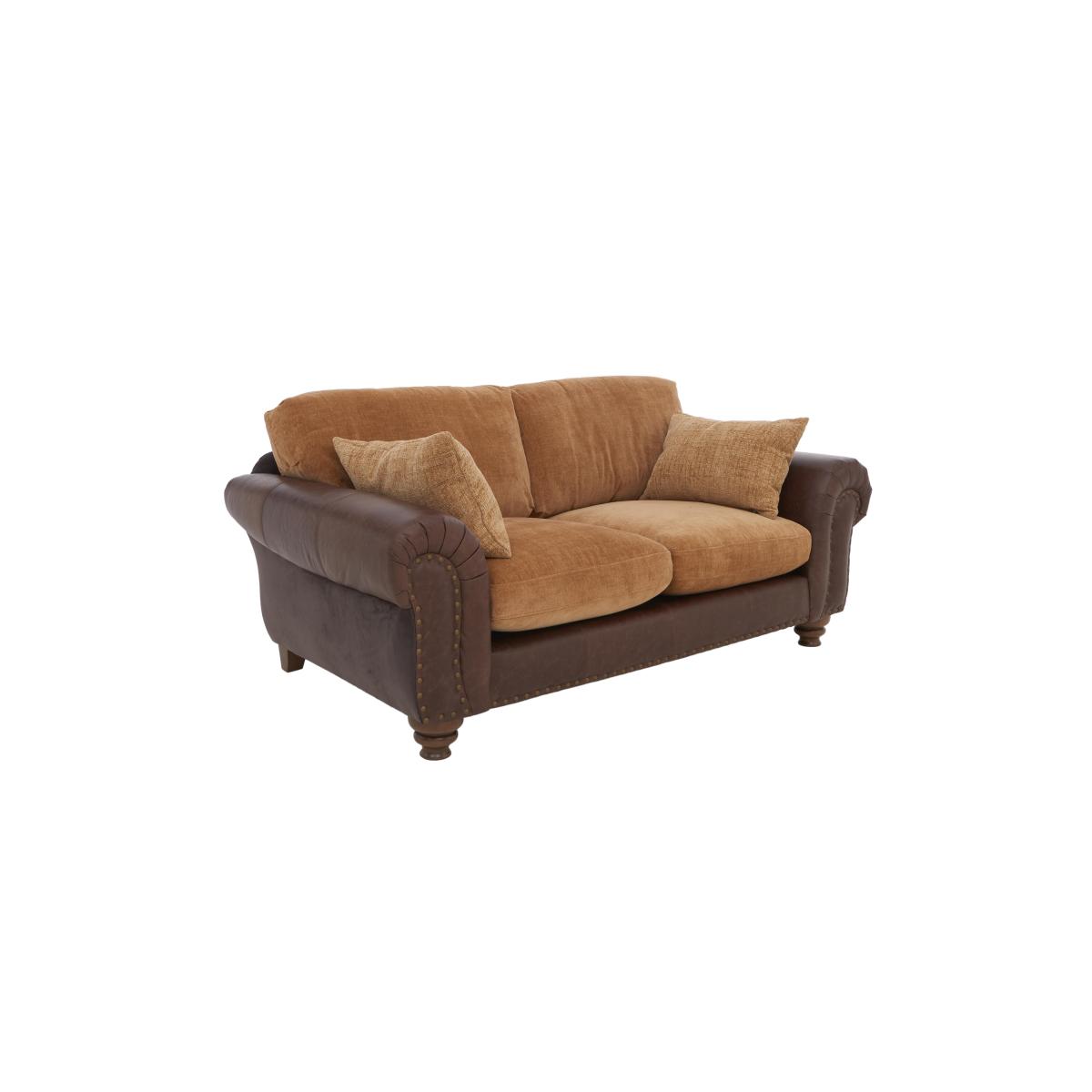 Alexander and James - Lincoln Small Classic Back Sofa - Brown – image 4